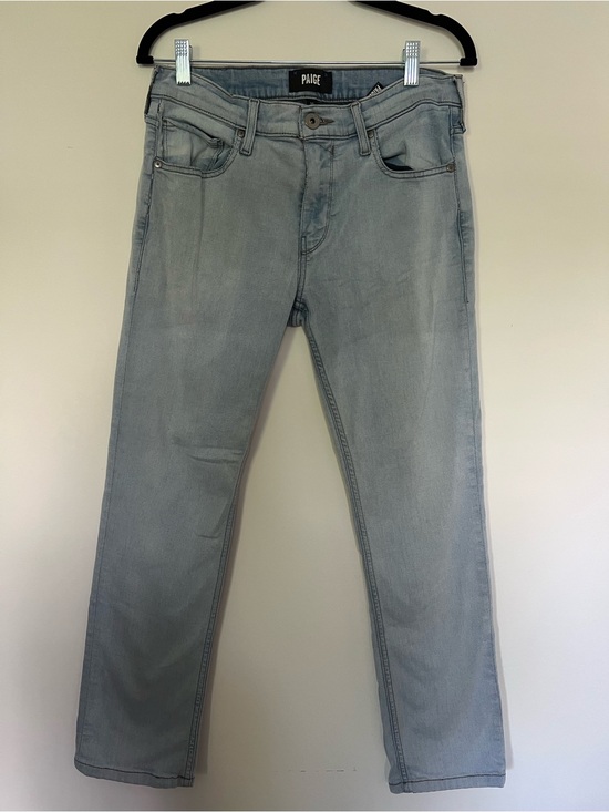PAIGE Denim - PAIGE Straight-Leg Jeans in Light blue Wash